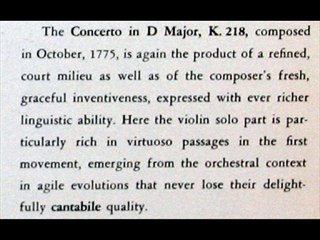 Mozart / Franco Gulli: Violin Concerto No. 4 in D major