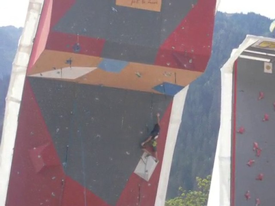 Coupe Du Monde d'Escalade Chamonix 2010 Romain Desgranges