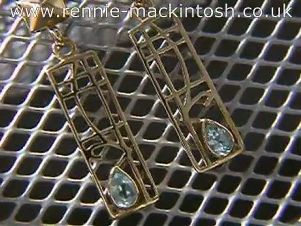 Rennie Mackintosh earrings - gold DWA294
