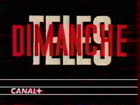 Extrait De l'emission Télé Dimanche Avril 1995 Canal+