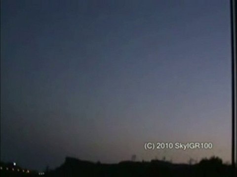 Huge Rod UFO over Western Peloponnese, Greece 24-Jul-2010