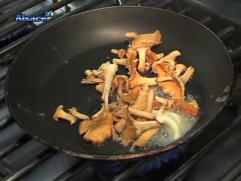 Recette : râble de lapin aux girolles
