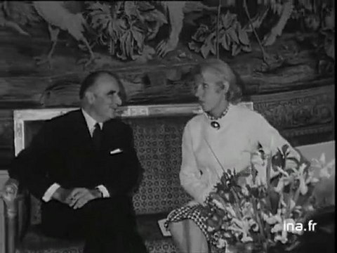 Madame Pompidou au Palais de l'Elysée - Archive vidéo INA