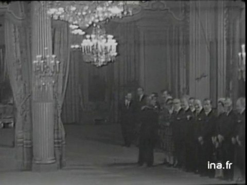 ARRIVEE DE M GIEREK 1ER SECRETAIRE DU PARTI OUVRIER POLONAIS A PARIS