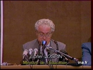 Déclaration Lionel Jospin