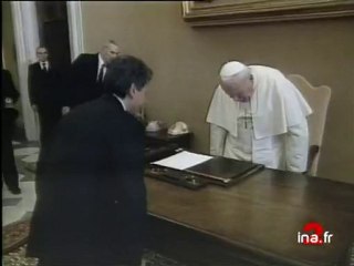 OFF VATICAN / JEAN PAUL II RECOIT 1ER MINISTRE ITALIEN