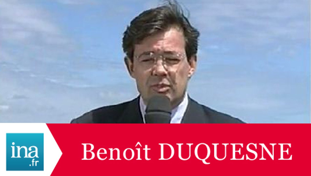 Benoît Duquesne en direct de Brest pour l'hommage à Eric Tabarly - Archive INA