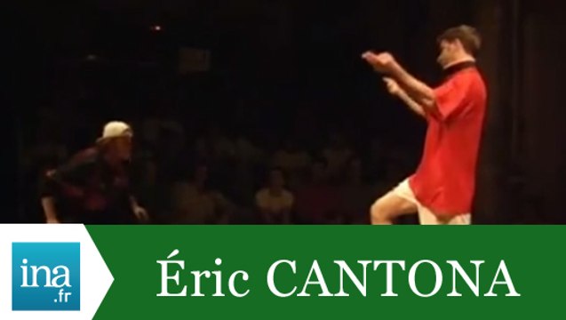 Eric Cantona Ode à Canto au théâtre - Archive INA