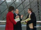 Mitterrand et la pyramide