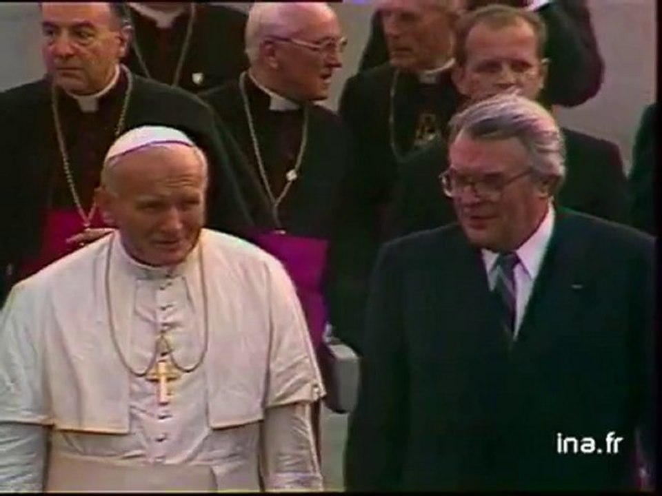 Le départ du pape