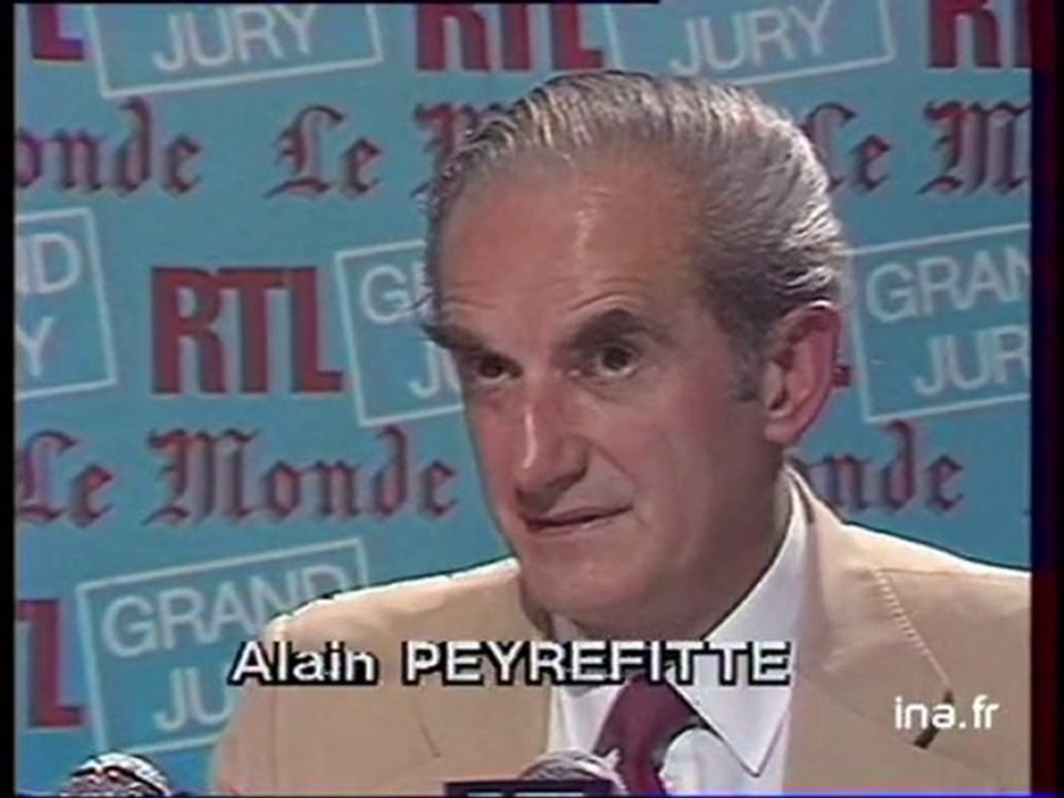 Peyrefitte a RTL