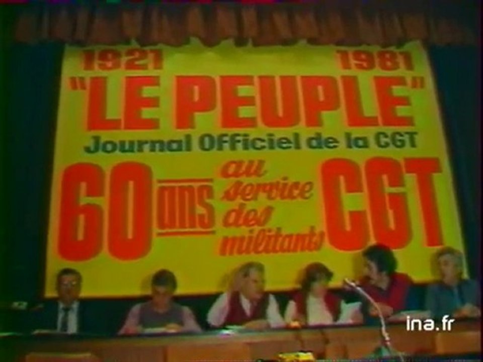 Début congrès CGT