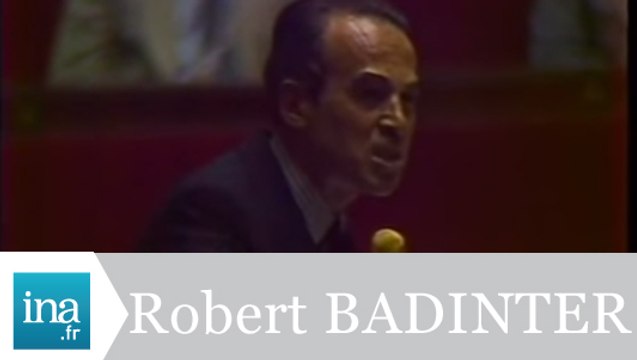 Débat à l'assemblée nationale sur peine de mort - Archive INA