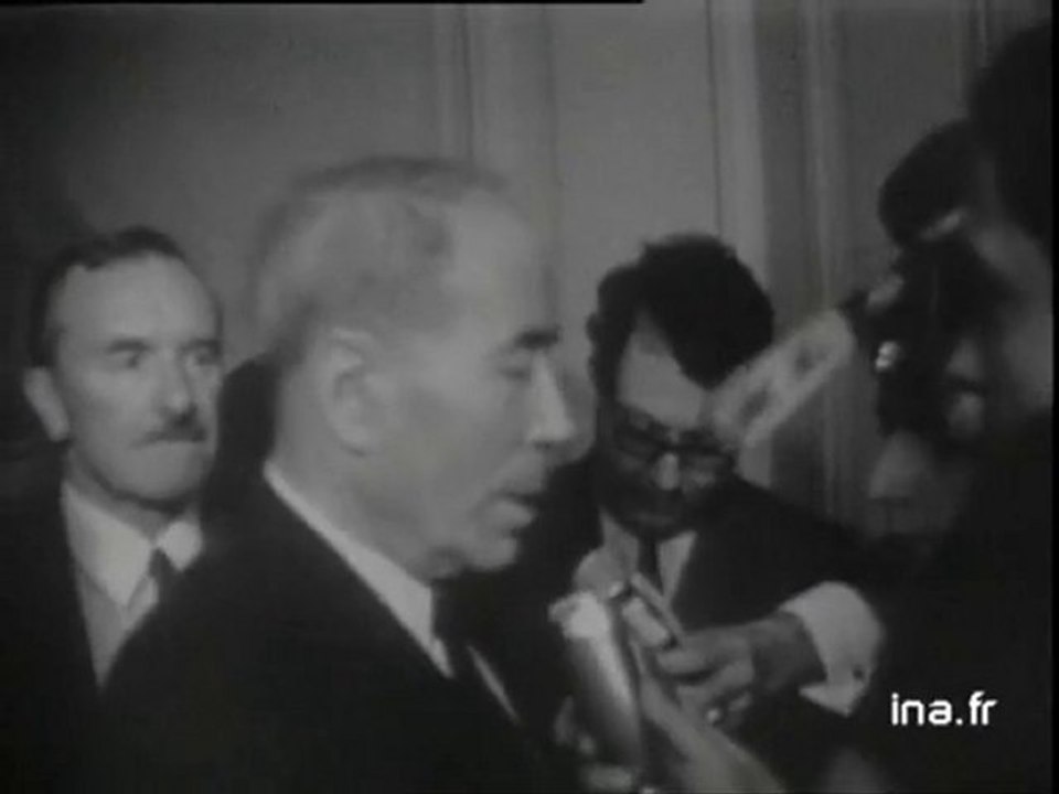 Entretiens de Messieurs Georges Pompidou et  Antoine Pinay