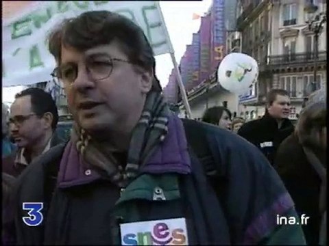 Manifs des enseignants