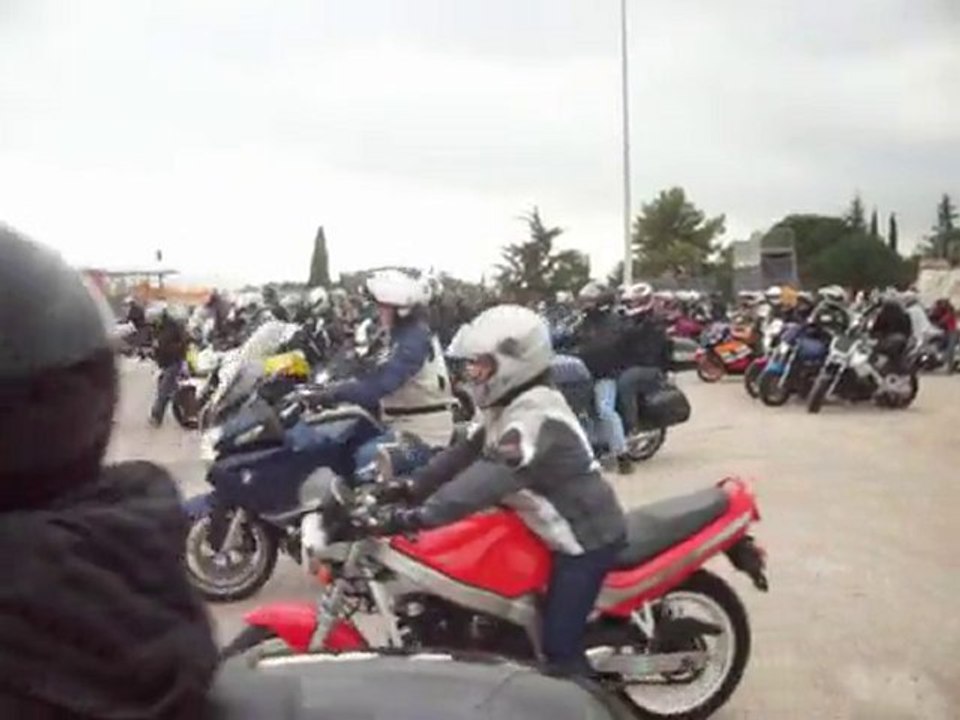 manif moto du 23/10/10 a Montpellier