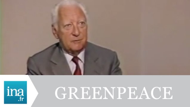Pierre Mesmer L'affaire Greenpeace 1973 - Archive INA