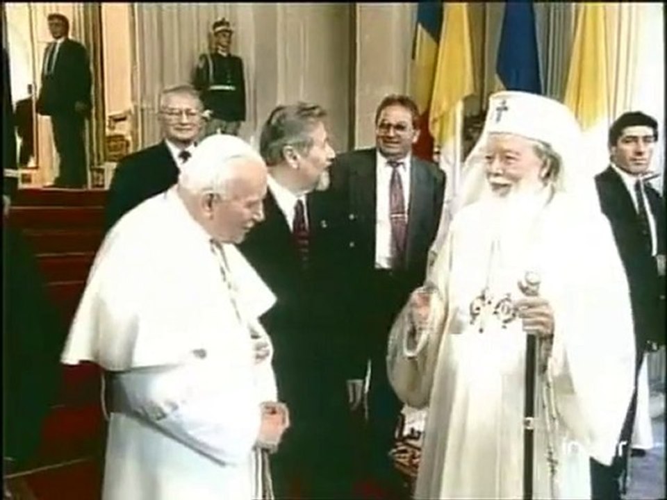 Carte Roumanie / le pape en Roumanie