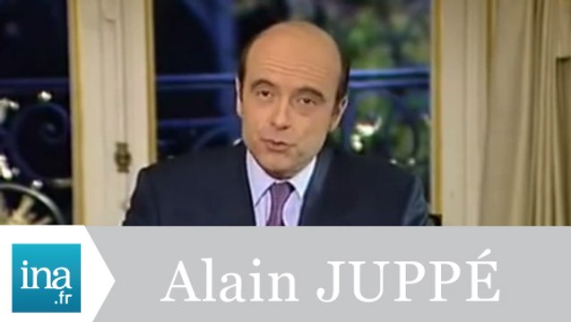 Alain Juppé les grèves de 1995 - Archive INA