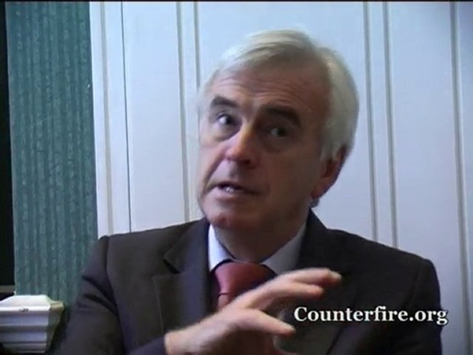 John McDonnell MP - Coalition Of Resistance Press Conference