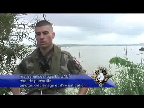 Côte d'Ivoire : exercice de franchissement amphibie