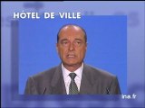 Déclaration jacques Chirac
