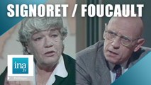 Simone Signoret et Michel Foucault 