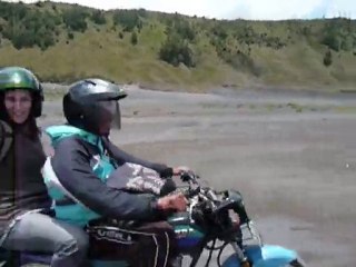 Le volcan Bromo en moto