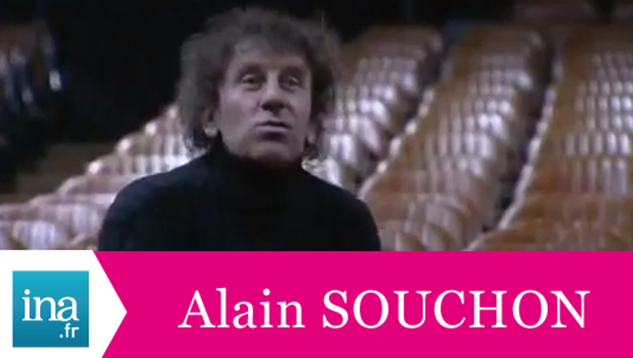 Alain Souchon prépare son Zénith - Archive INA