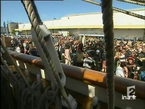 [Arrivée du trois mâts Le Belem à Saint Nazaire]