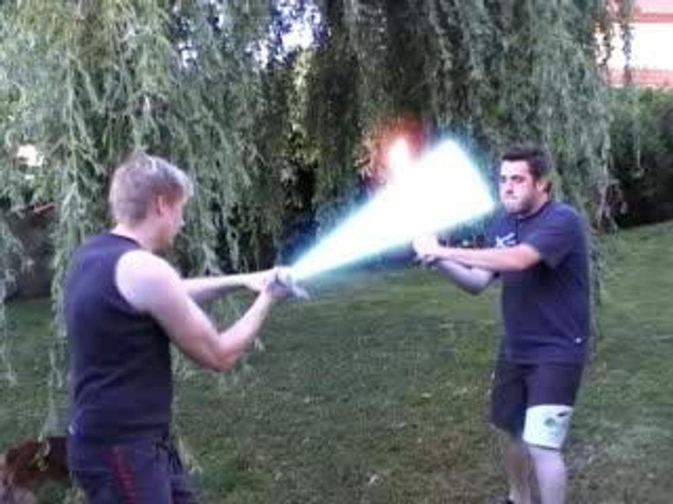 Test sabre laser