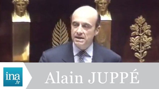 Alain Juppé discours de politique générale - Archive INA