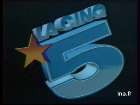 LA CINQ de Robert HERSANT et Silvio BERLUSCON - Archive vidéo INA