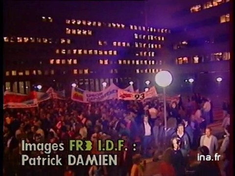 A Bobigny manifestation contre maire de Montfermeil