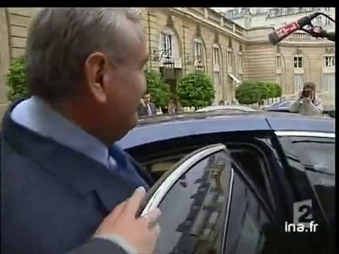 [Réaction de Nicolas Sarkozy suite au rappel à l'ordre de Jacques Chirac]