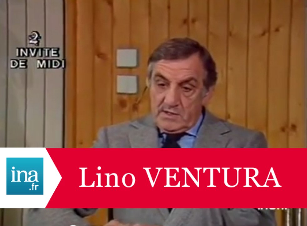 Lino Ventura: inauguration du centre "Perce-Neige" - Archive INA