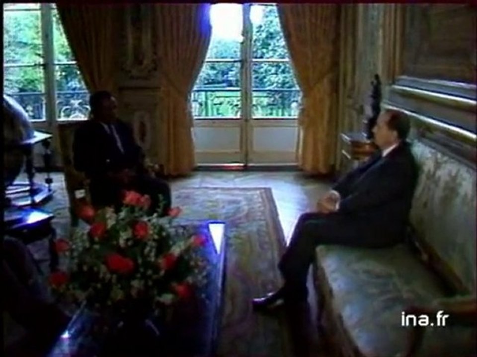 Tjibaou chez Mitterrand