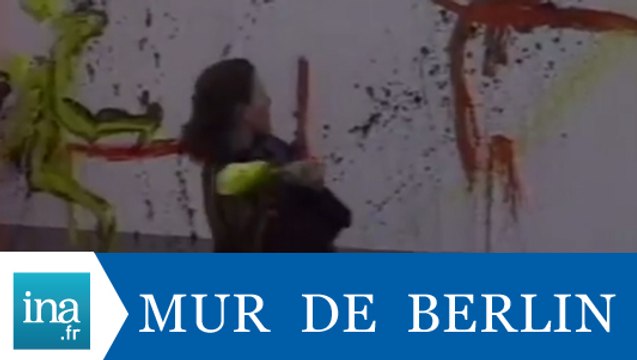 Les artistes s'expriment sur le Mur de Berlin - Archive INA
