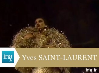 Mode Yves Saint Laurent Automne Hiver 1989 1990 - archive vidéo INA