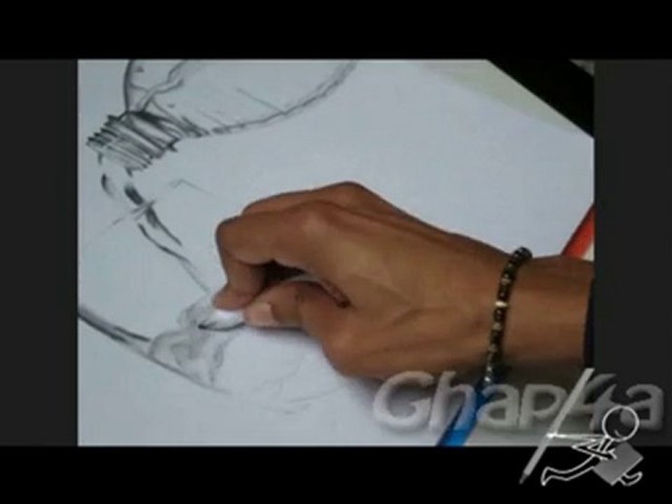 Pouring Water Drawing