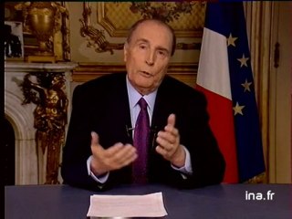 Allocution de François Mitterrand
