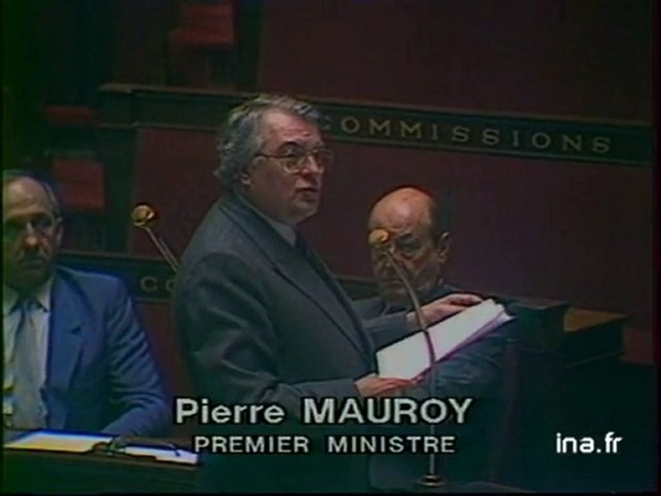 Assemblée nationale :réponse Mauroy