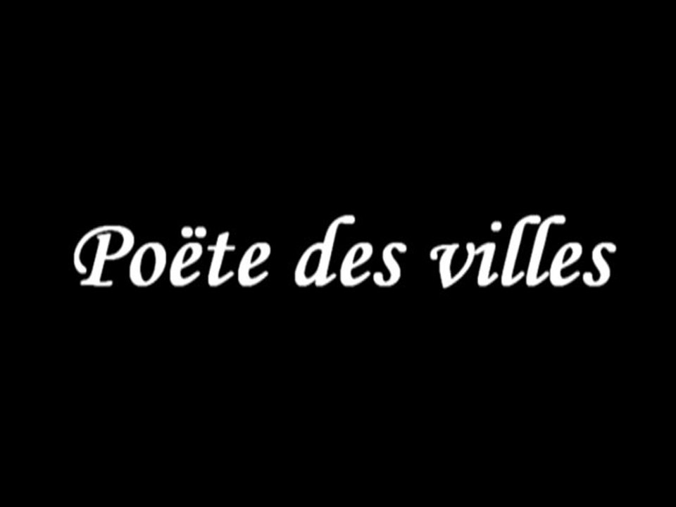 poete des villes