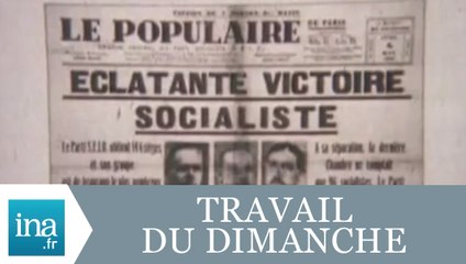 Histoire de réduction du temps de travail - Archive INA