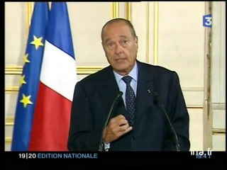 [Déclaration Jacques Chirac sur l'antisémitisme]