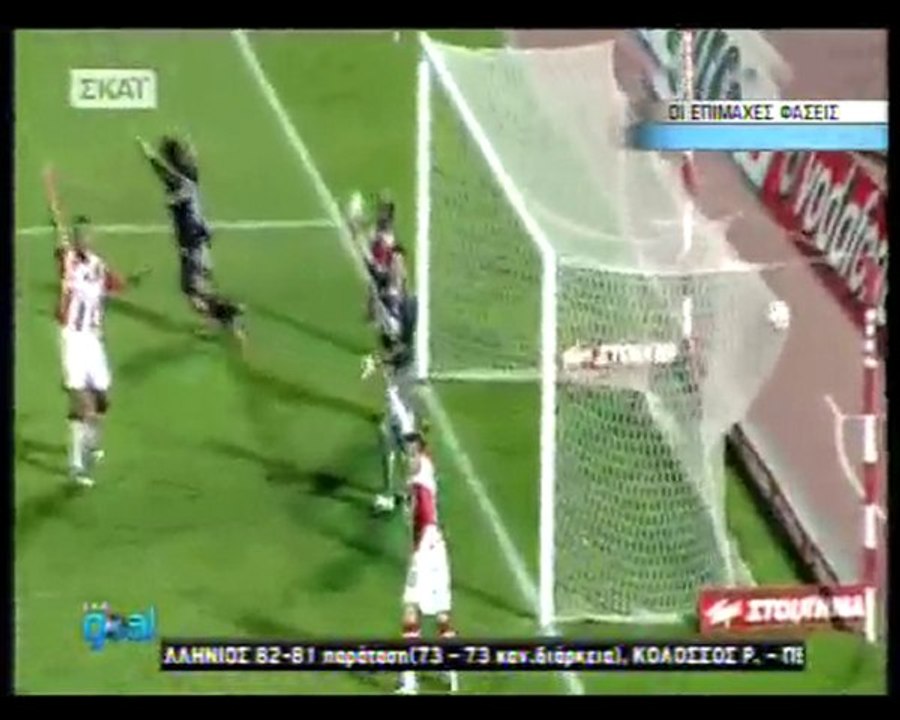 7η Ολυμπιακός  Βόλου-ΑΕΛ 1-1 2010-11 Επίμαχες φάσεις Σκάι