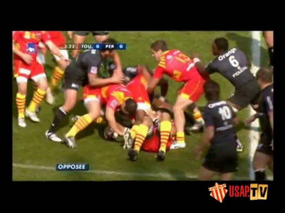 Stade Toulousain - USAP : Le match