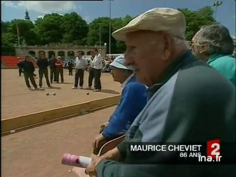 Concours de boules lyonnaises place Bellecour