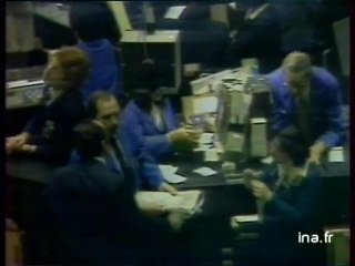 Effondrement à la bourse de New York