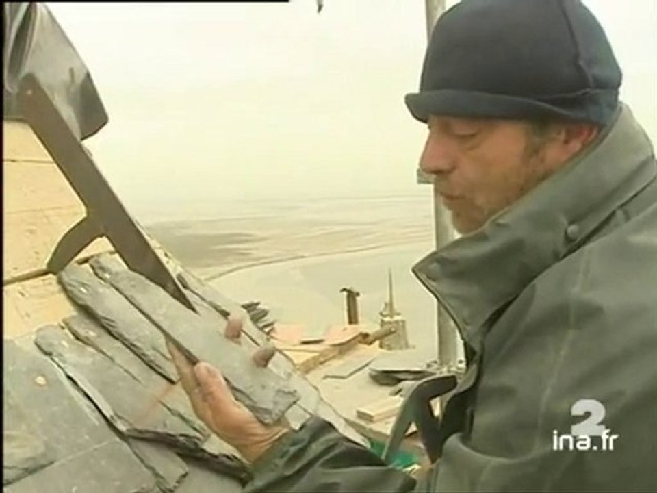 [Restauration de la toiture de l'abbaye du Mont Saint Michel]